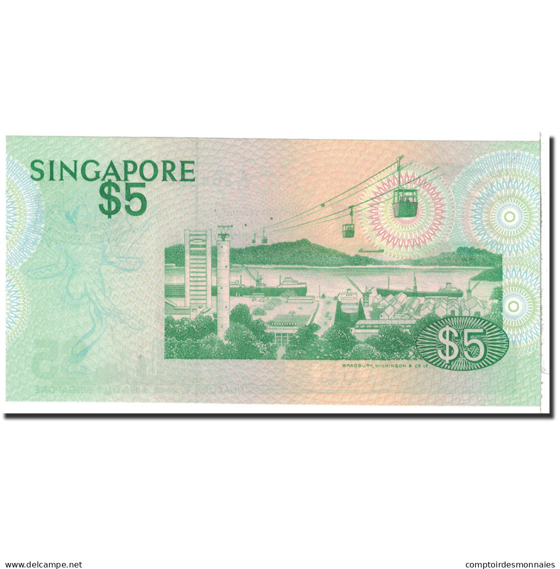 Billet, Singapour, 5 Dollars, 1976, Undated, KM:10, NEUF - Singapour