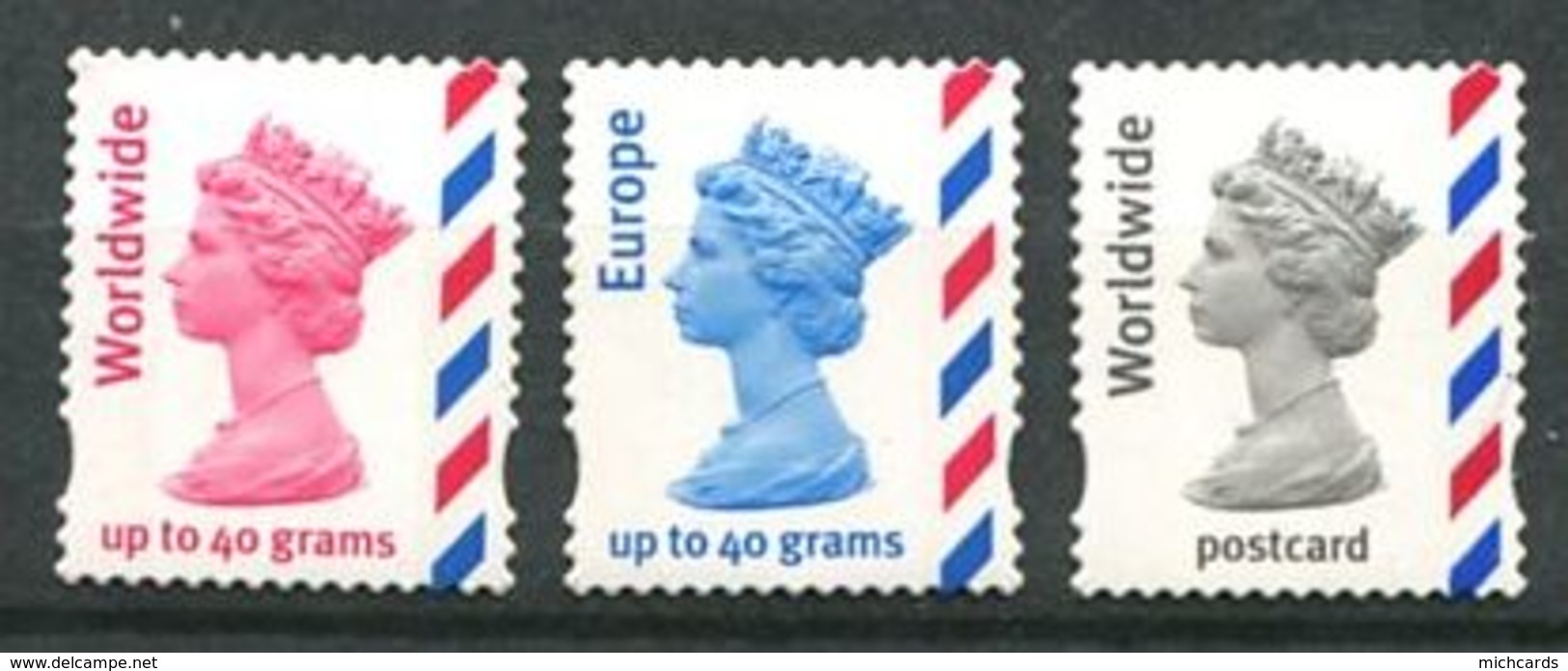210 GRANDE BRETAGNE 2003/04 - Yvert 2425/26 Et 2545 Adhesif - Serie Courante Elizabeth II - Neuf ** (MNH) Sans Charniere - Unused Stamps