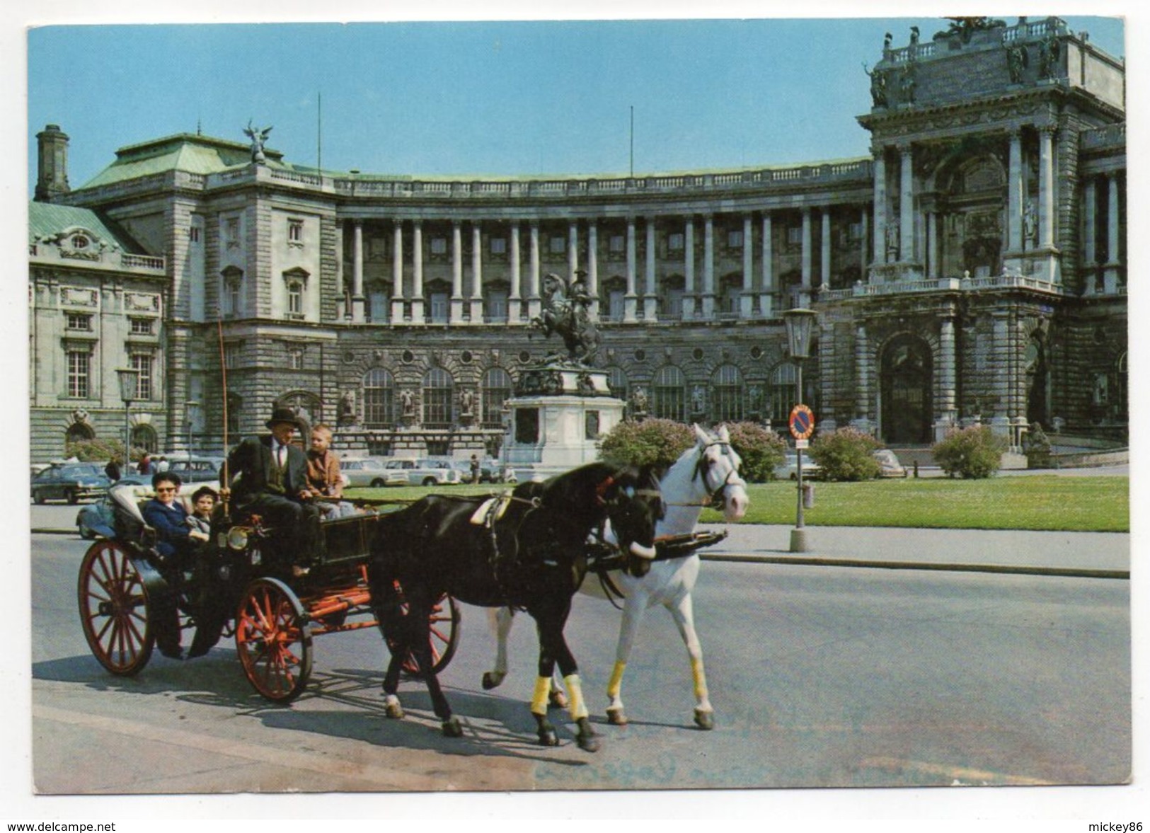 Autriche--VIENNE -- Neue Hofburg  (attelage De Chevaux,animée )  ---cachet  --timbre...........à Saisir - Autres & Non Classés