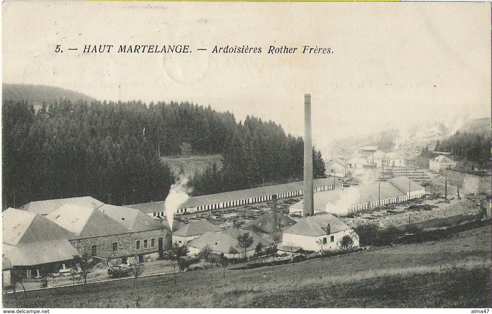 Martelange - Ardoisières Rother Frères - Circué 1919 - Martelange