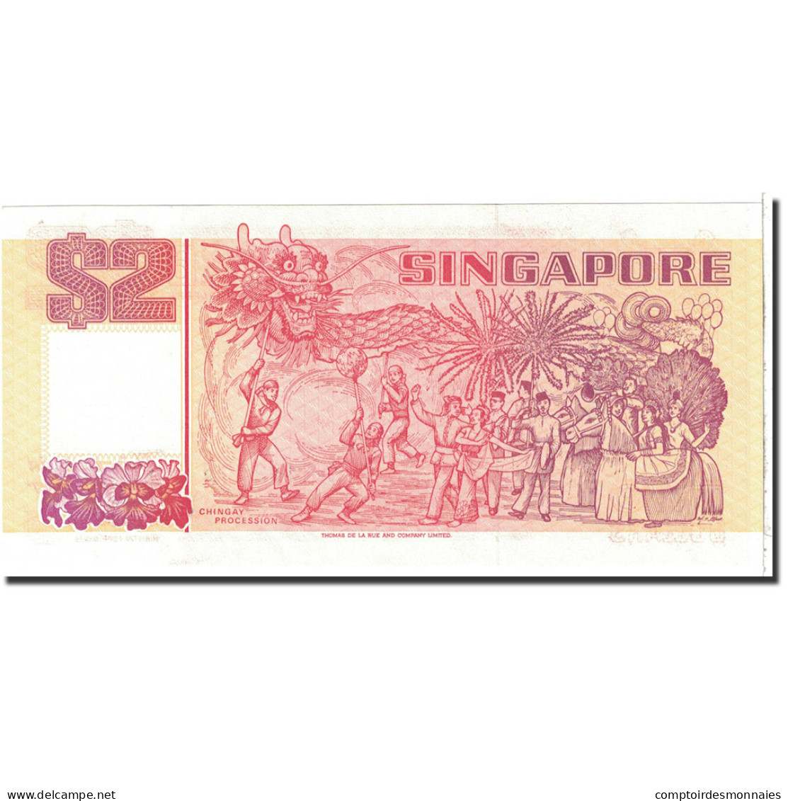 Billet, Singapour, 2 Dollars, 1990, Undated, KM:27, NEUF - Singapore