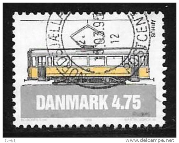 Denmark, Scott # 1007 Used Tram, 1994 - Oblitérés