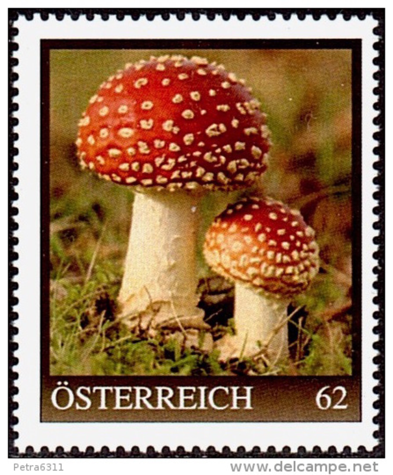 AUSTRIA ÖSTERREICH 2014  Fliegenpilz (Marken Edition 1)  MNH / ** / POSTFRISCH - Champignons