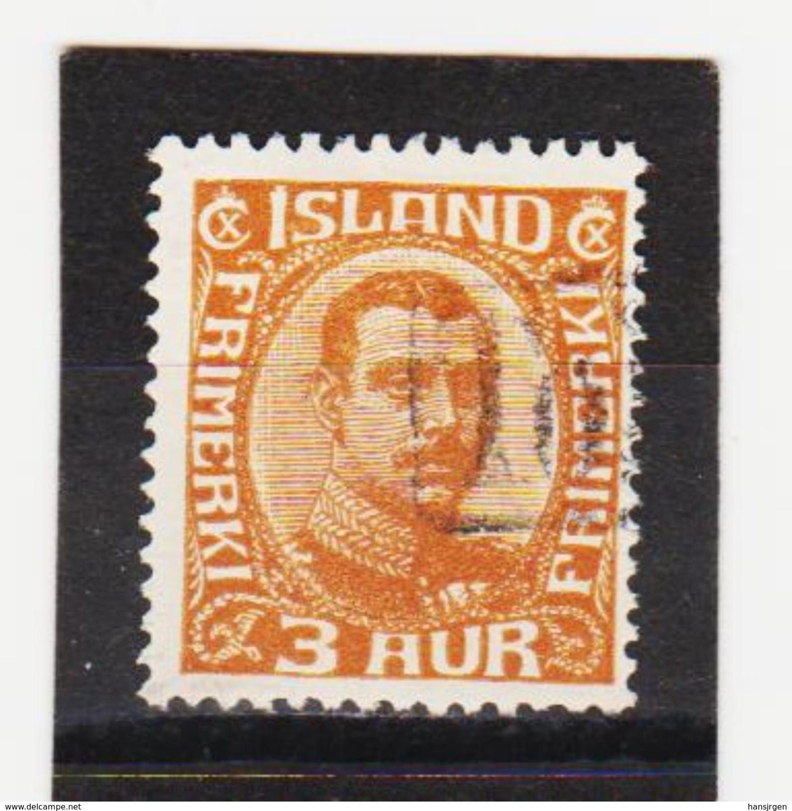 MAG1414  ISLAND 1920  Michl 84 Used / Gestempelt  ZÄHNUNG Siehe ABBILDUNG - Used Stamps