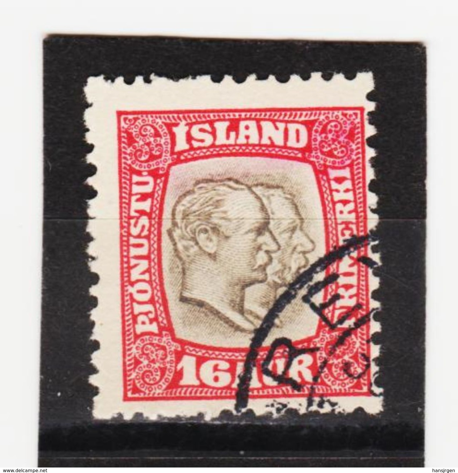 MAG1441  ISLAND 1907  Michl 29 DIENST Used / Gestempelt  ZÄHNUNG Siehe ABBILDUNG - Dienstmarken