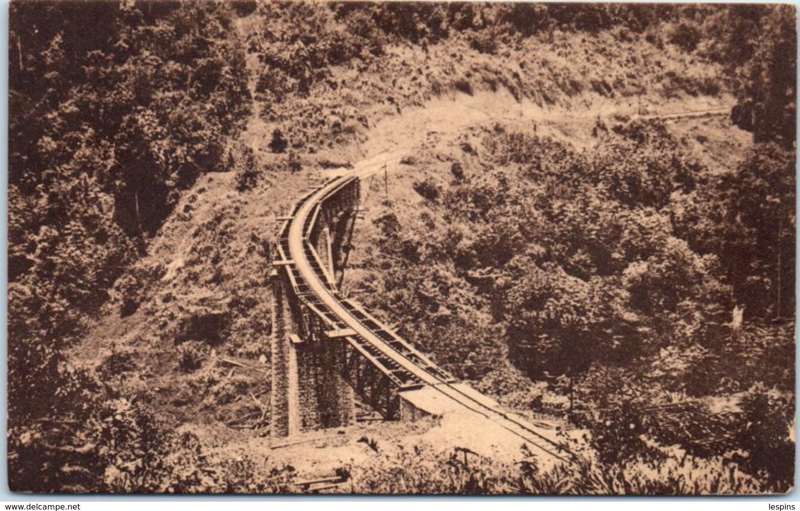 AFRIQUE -- CAMEROUN -- Yaoudé Chemin De Fer Du Centre - Le Pont En Courbe - Camerún