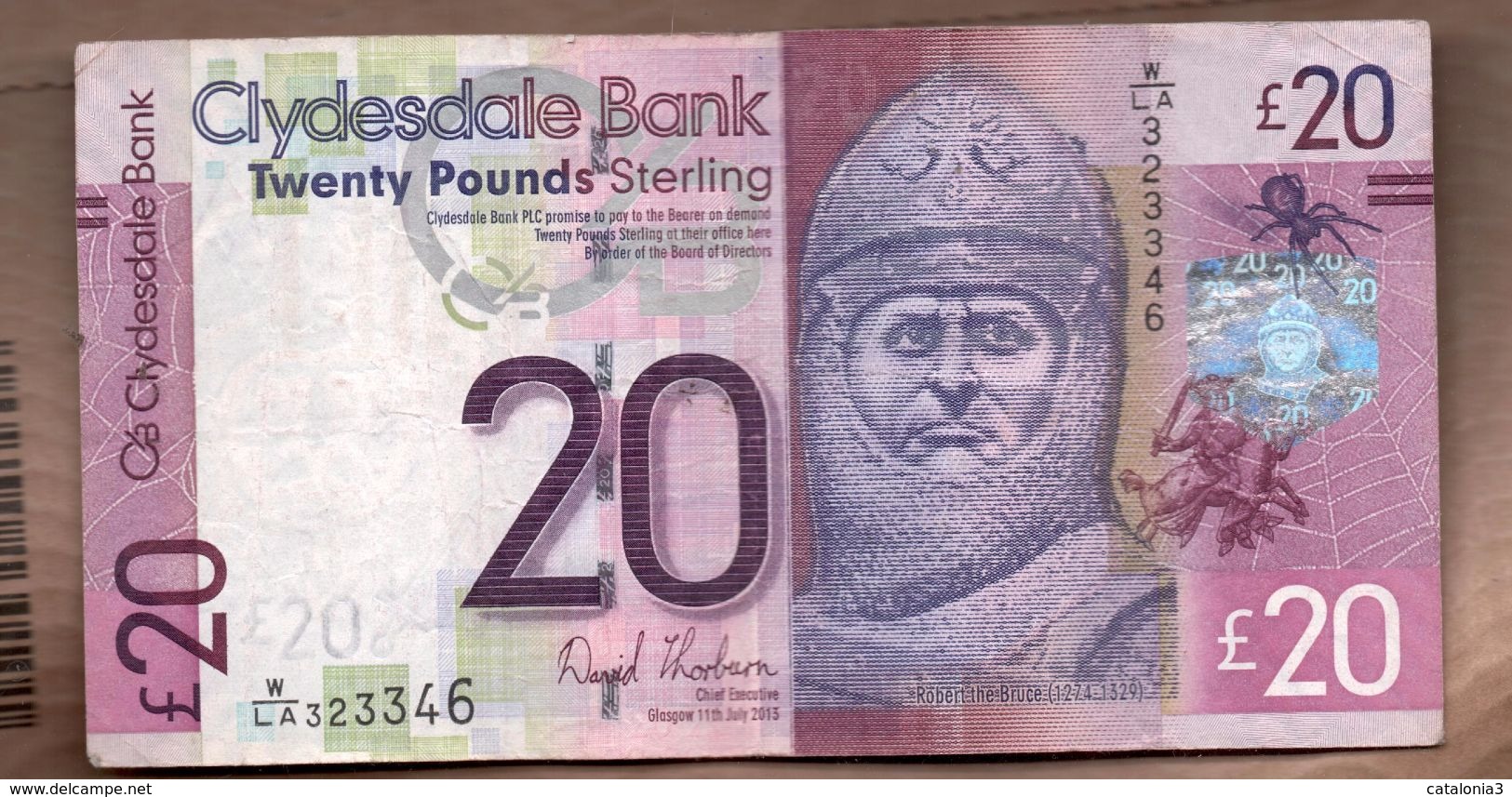 ESCOCIA - SCOTLAND 20 POUNDS 2013 - 1 Pound