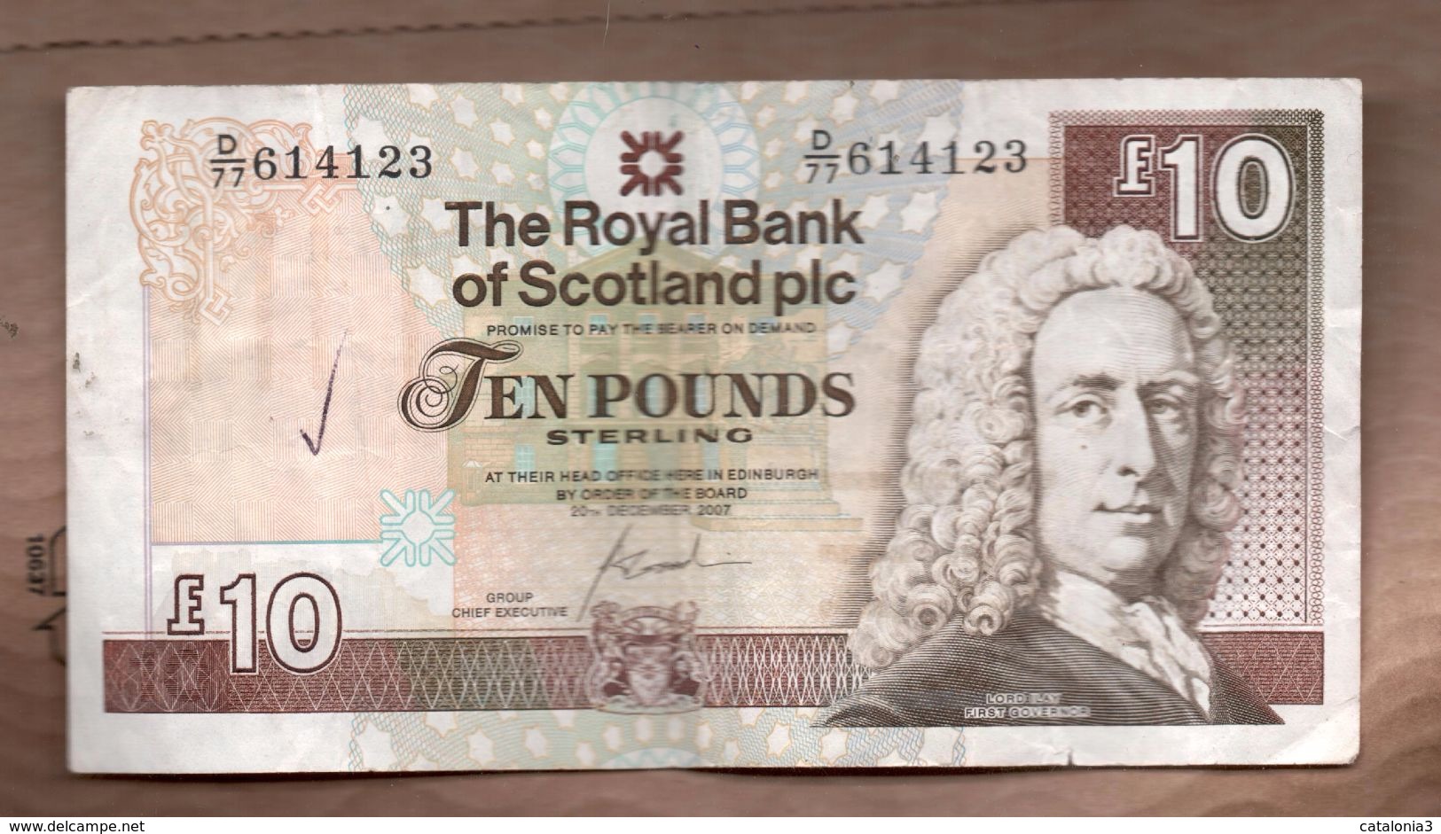 ESCOCIA - SCOTLAND 10 POUNDS 2007 - 1 Pound