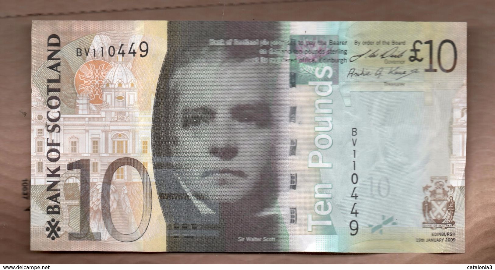 ESCOCIA - SCOTLAND 10 POUNDS 2009 - 1 Pound