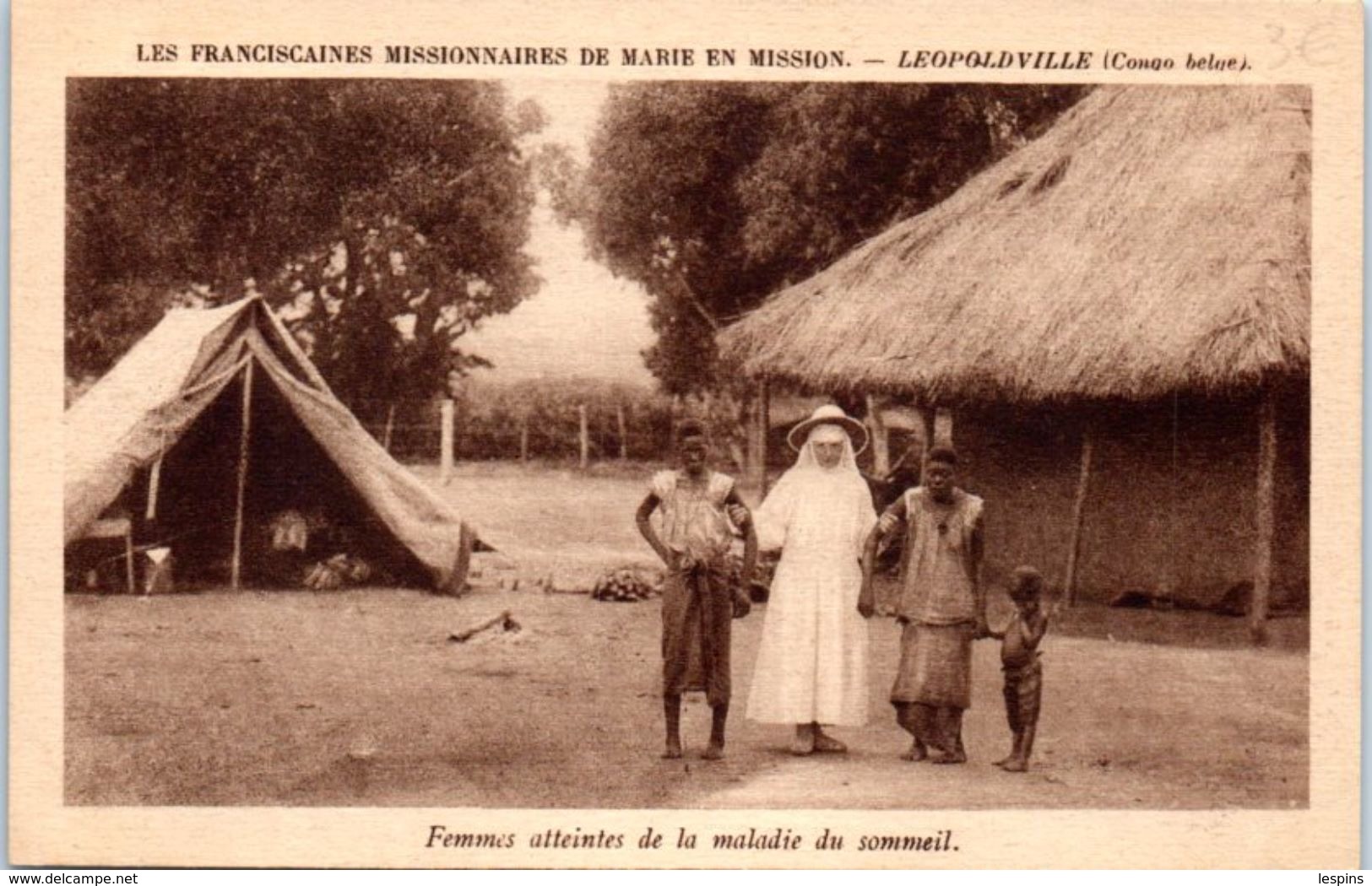 AFRIQUE -- CONGO - Léopolville - Femmes Atteinte De La Maladie Du Sommeil - Kinshasa - Léopoldville