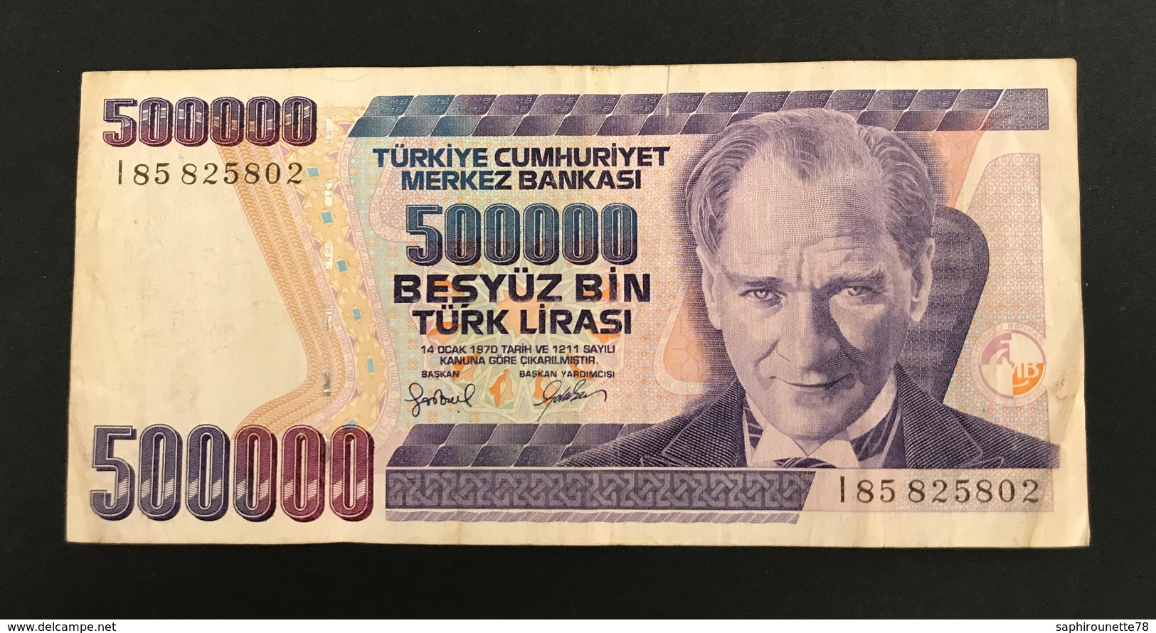 TURQUIE - Billet De 5000.000 - 1970 - N°I85825802 - Turchia