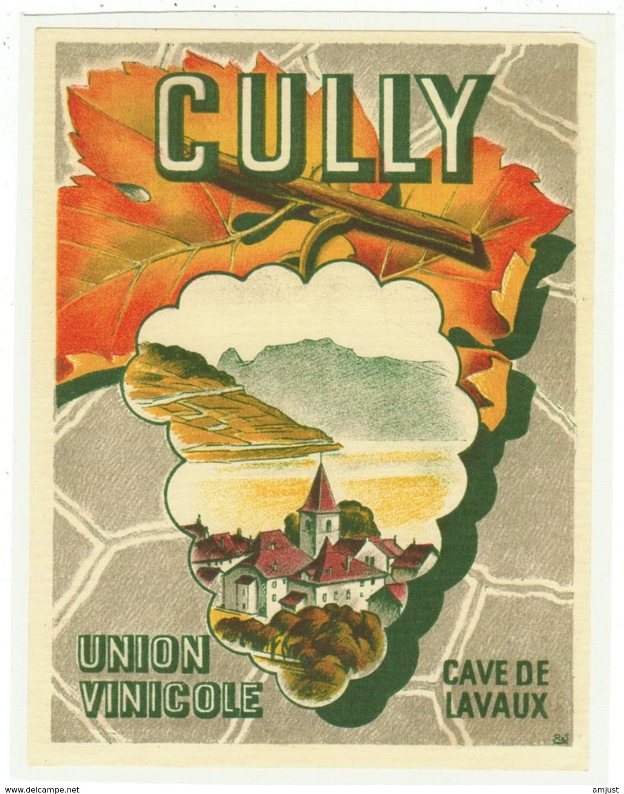 Rare // Etiquette // Cully, Union Vinicole Cully,Vaud // Suisse - Autres & Non Classés