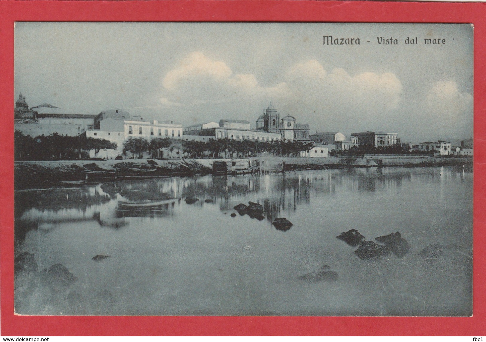 CPA: Italie - Mazara - Vista Dal Mare - Mazara Del Vallo