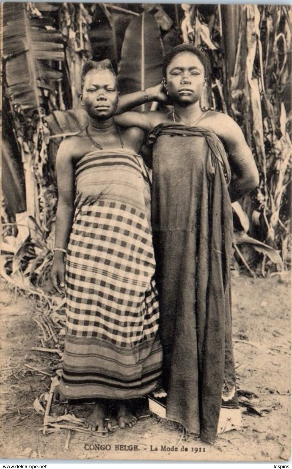 AFRIQUE -- CONGO - La Mode  De 1911 - Congo Belge