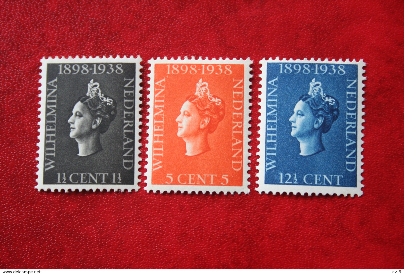 40 Jaar Jubileum Wilhelmina NVPH 310-312 (Mi 318-320) 1938 POSTFRIS / MNH / ** NEDERLAND / NIEDERLANDE - Ungebraucht