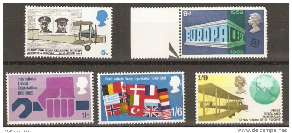 Great Britain 1969 SG 791-5 Anniversaries  Unmounted Mint - Nuovi