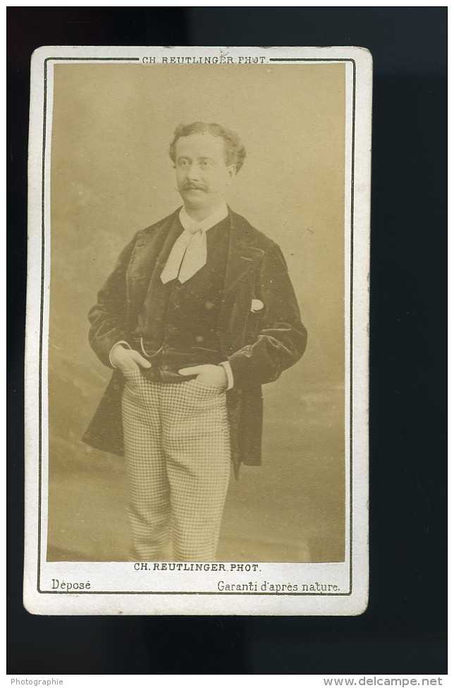 France Paris Theatre Acteur Louis Arsene Delaunay Ancienne Photo CDV Reutlinger 1870's - Old (before 1900)