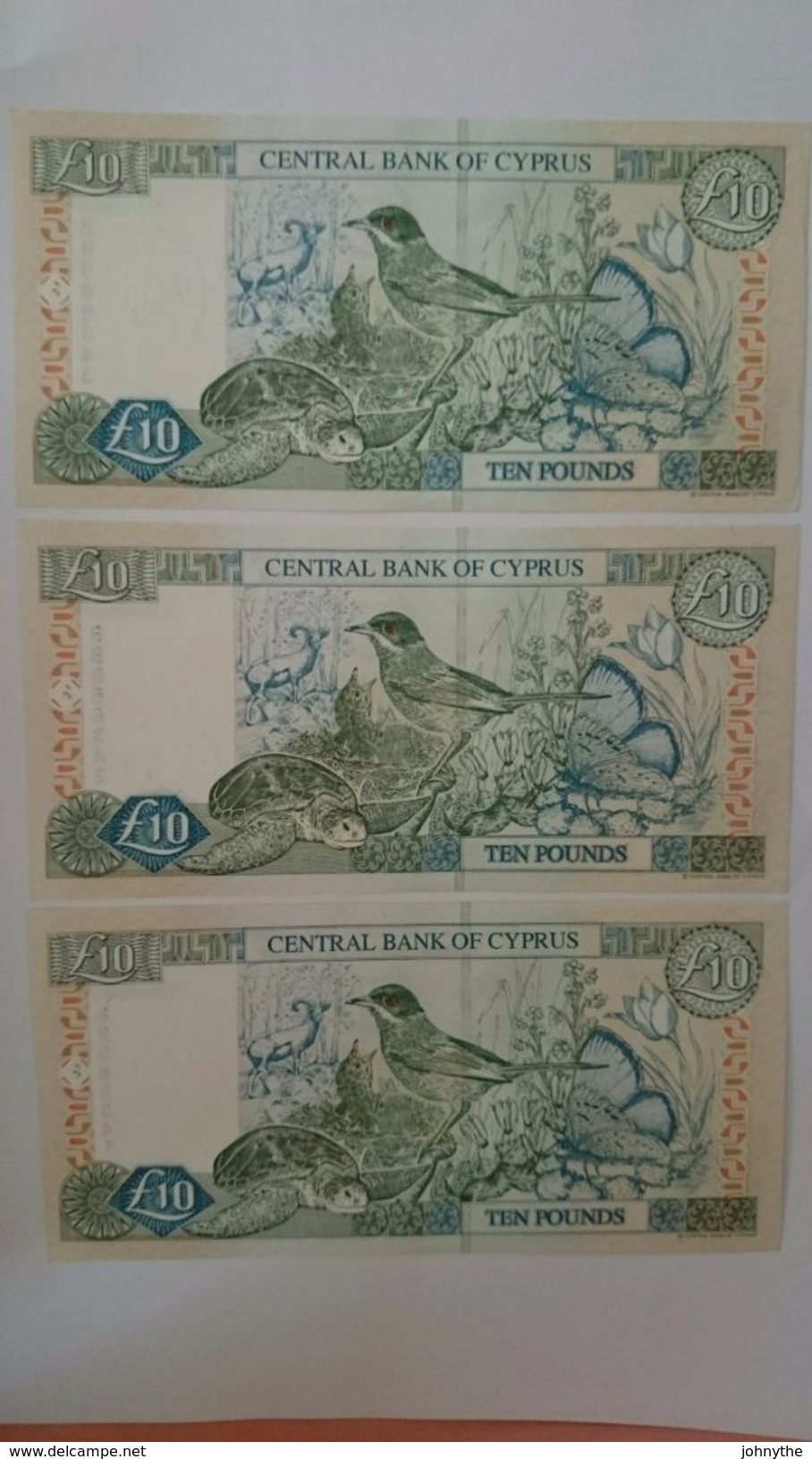 Cyprus 2003 10 Pounds UNC - Chypre