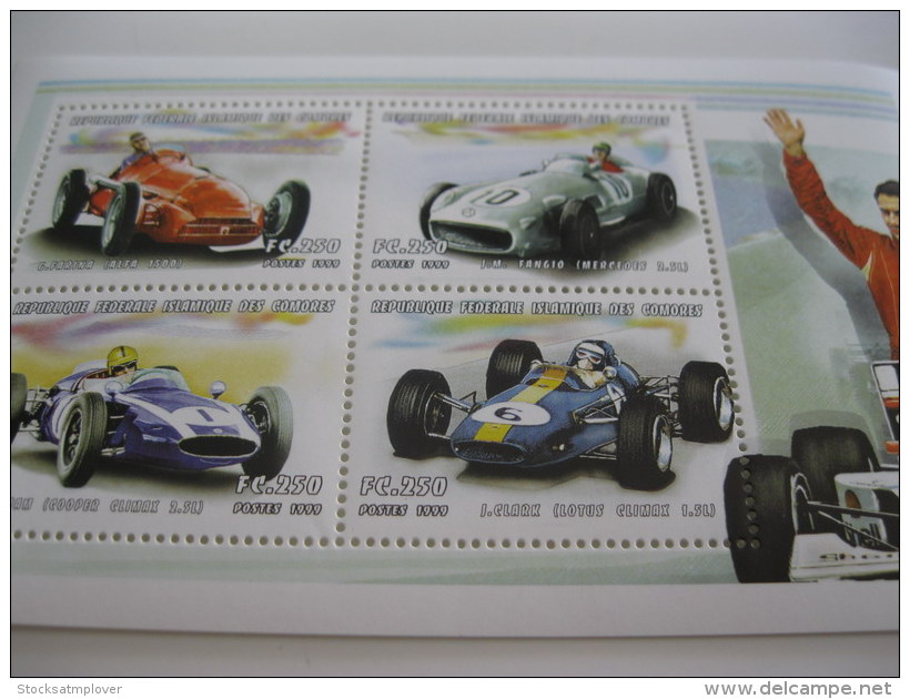 Comoros Comores-1999-transport,cars Racing-MI.1753-56 - Comoros