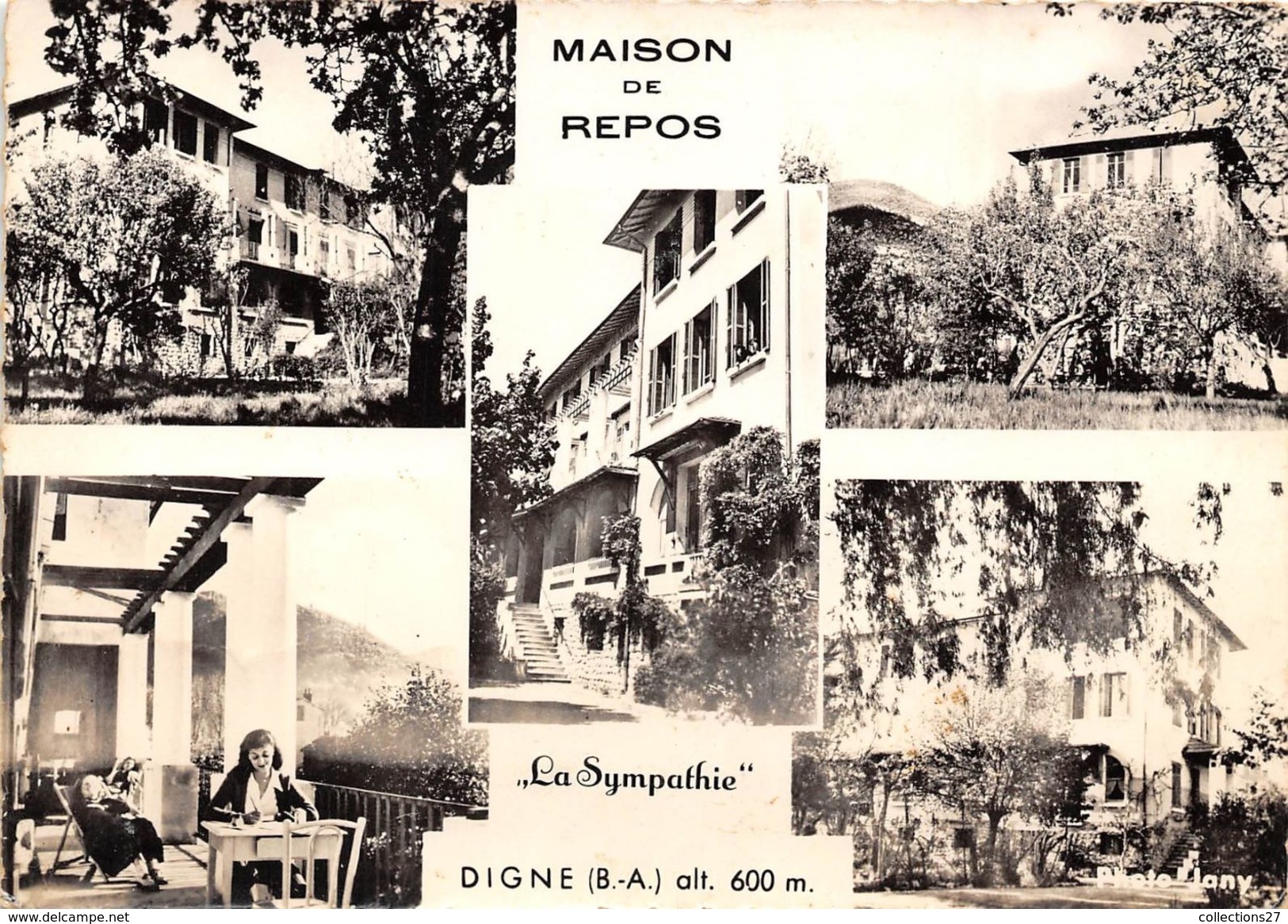 04-LESCAR - MULTIVUES- " LA SYMPATHIE- MAISON DE REPOS - Digne