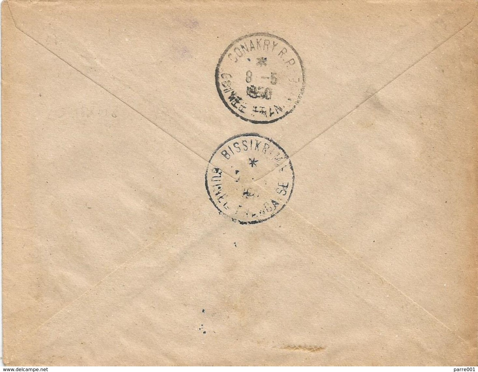 Guinee Guinea 1950 Dinguiraye Hexagonal AOF Woman Cover - Guinee (1958-...)