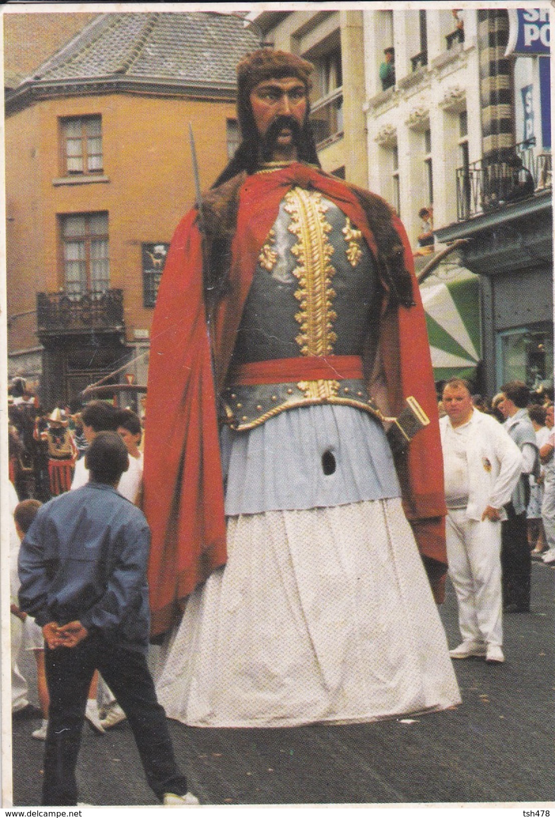 BELGIQUE---ville D' ATH--le Geant AMBIORIX--cortege Traditionnel Du 4ème Dimanche D'aout--voir 2 Scans - Ath