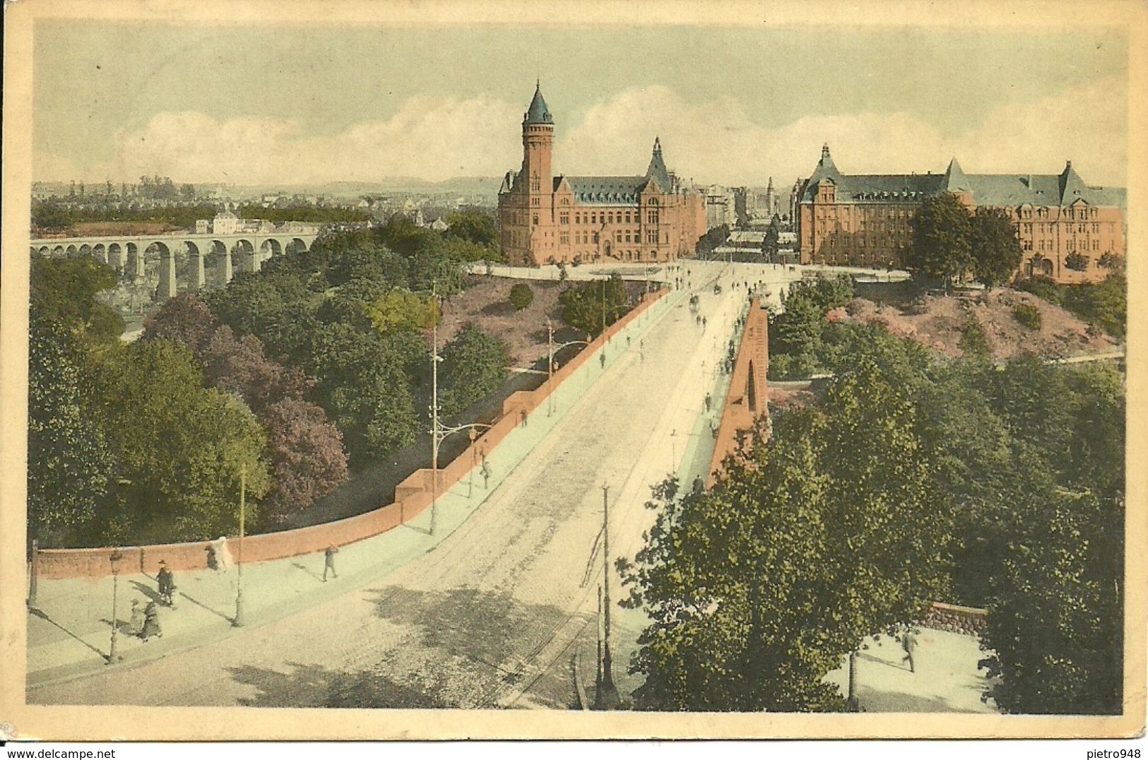 Luxembourg (Lussemburgo) Avenue Et Pont Adolphe - Lussemburgo - Città