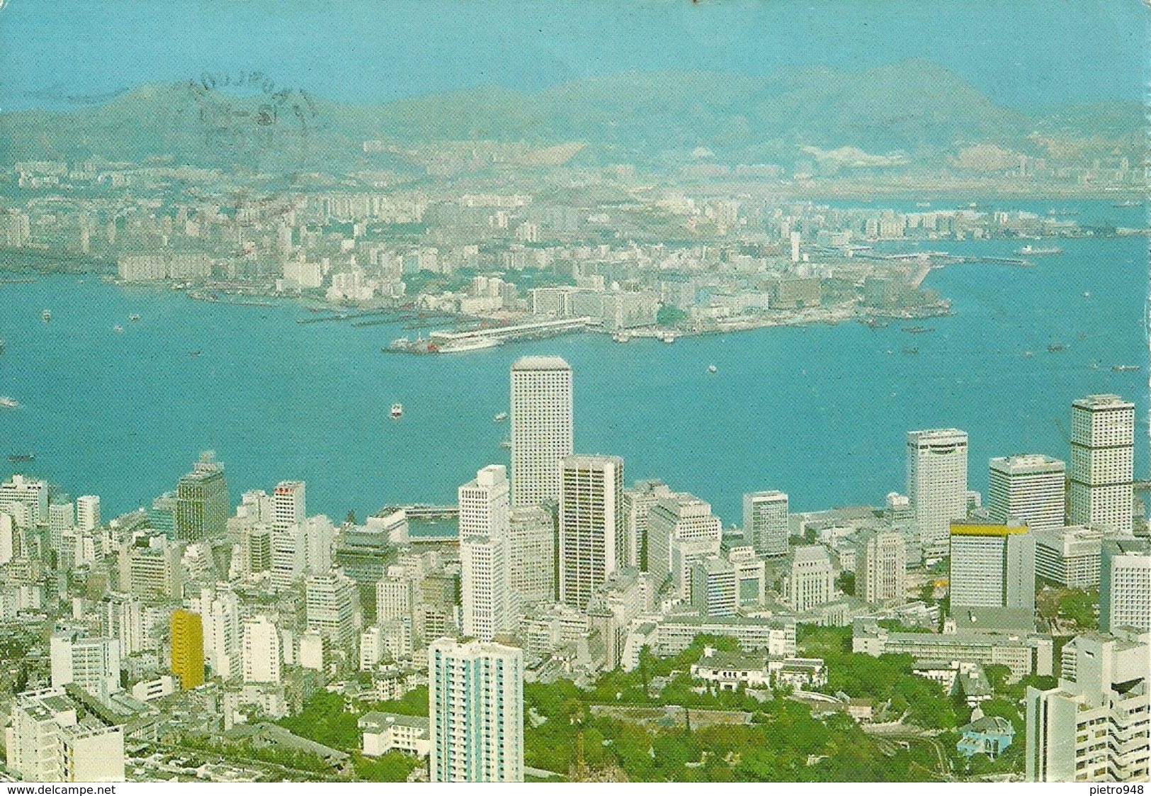 Hong Kong & Kowloon From The Peak, Panorama, Panoramic View, Vue Panoramique - Cina (Hong Kong)