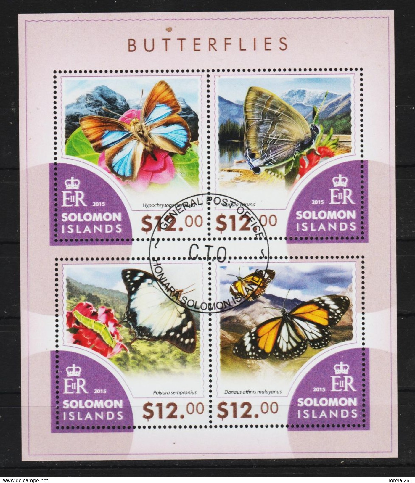 SOLOMON ISLANDS - LES PAPILLONS - Mariposas