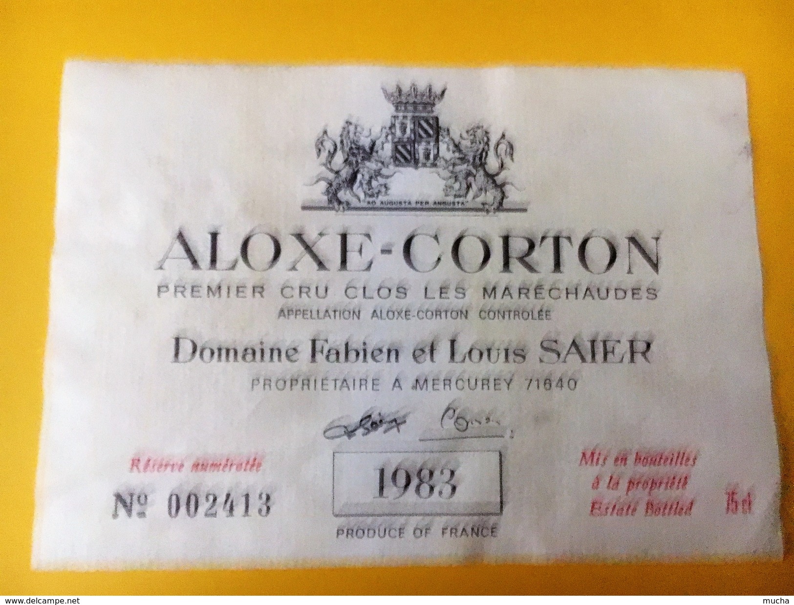 5255 -  Musigny, Chambolle-Musigny Corton Charlemagne,Pommard,Aloxe Corton Vosne Romanée ..... 10 étiquettes Dès 1972 - Bourgogne