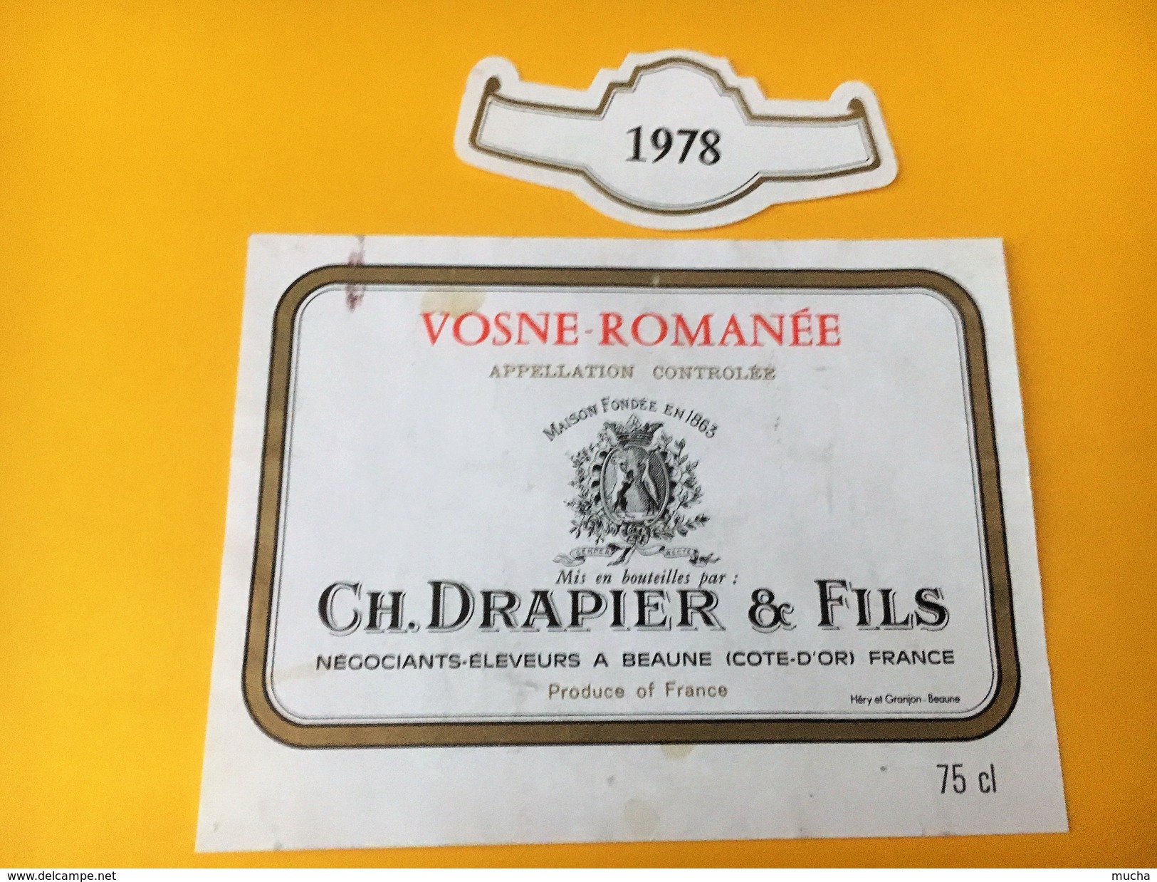 5255 -  Musigny, Chambolle-Musigny Corton Charlemagne,Pommard,Aloxe Corton Vosne Romanée ..... 10 étiquettes Dès 1972 - Bourgogne