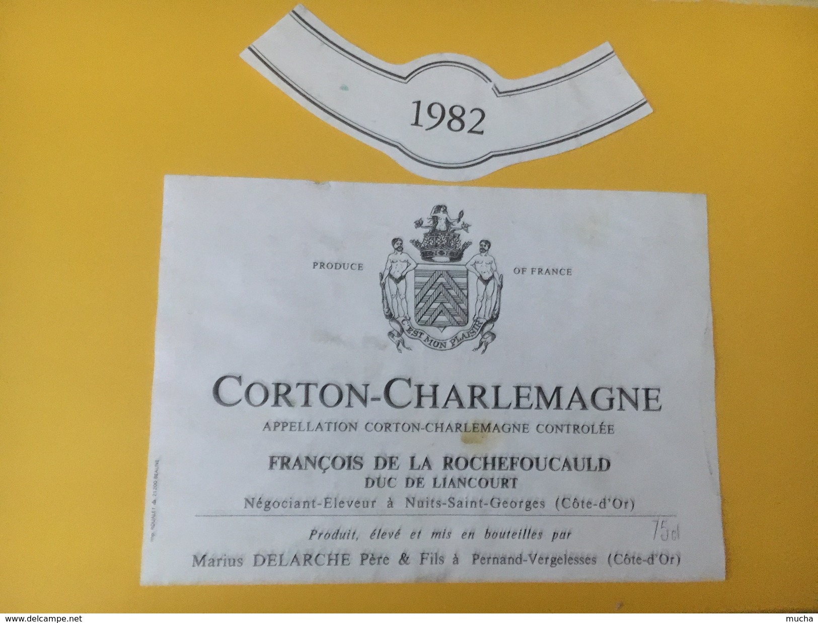 5255 -  Musigny, Chambolle-Musigny Corton Charlemagne,Pommard,Aloxe Corton Vosne Romanée ..... 10 étiquettes dès 1972