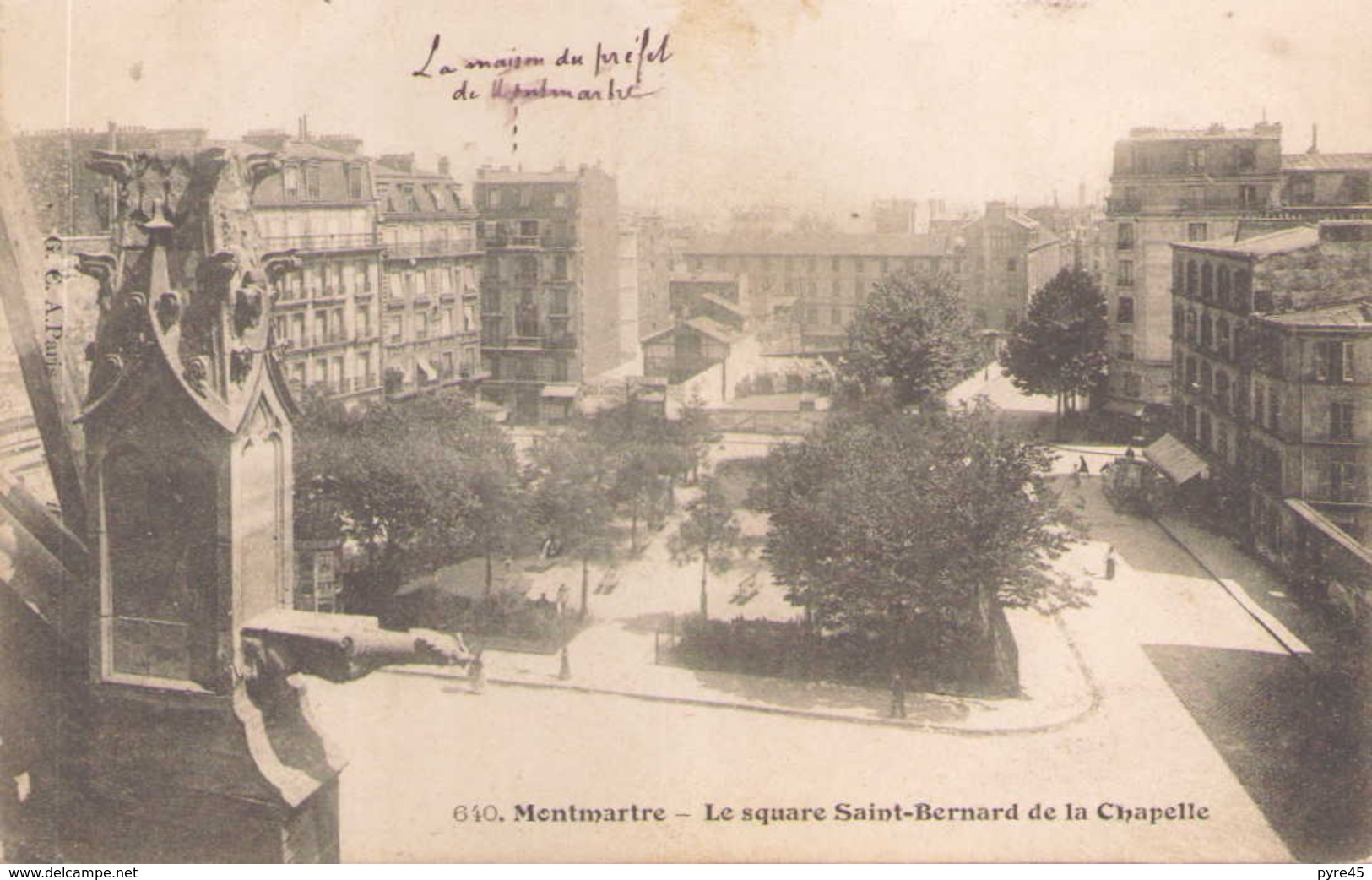 Montmartre Le Square Saint-Bernard De La Chapelle - Places, Squares