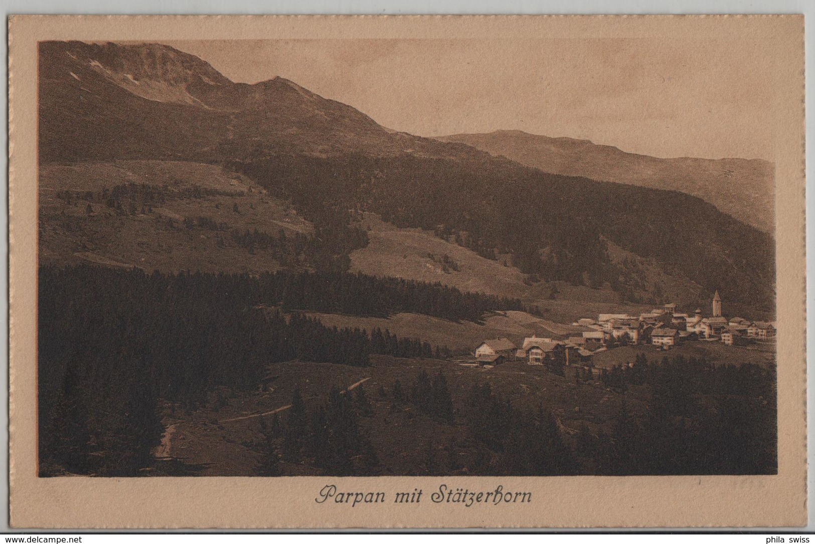 Parpan Mit Stätzerhorn - Photo: Rathe-Fehlmann No. 4481 - Parpan