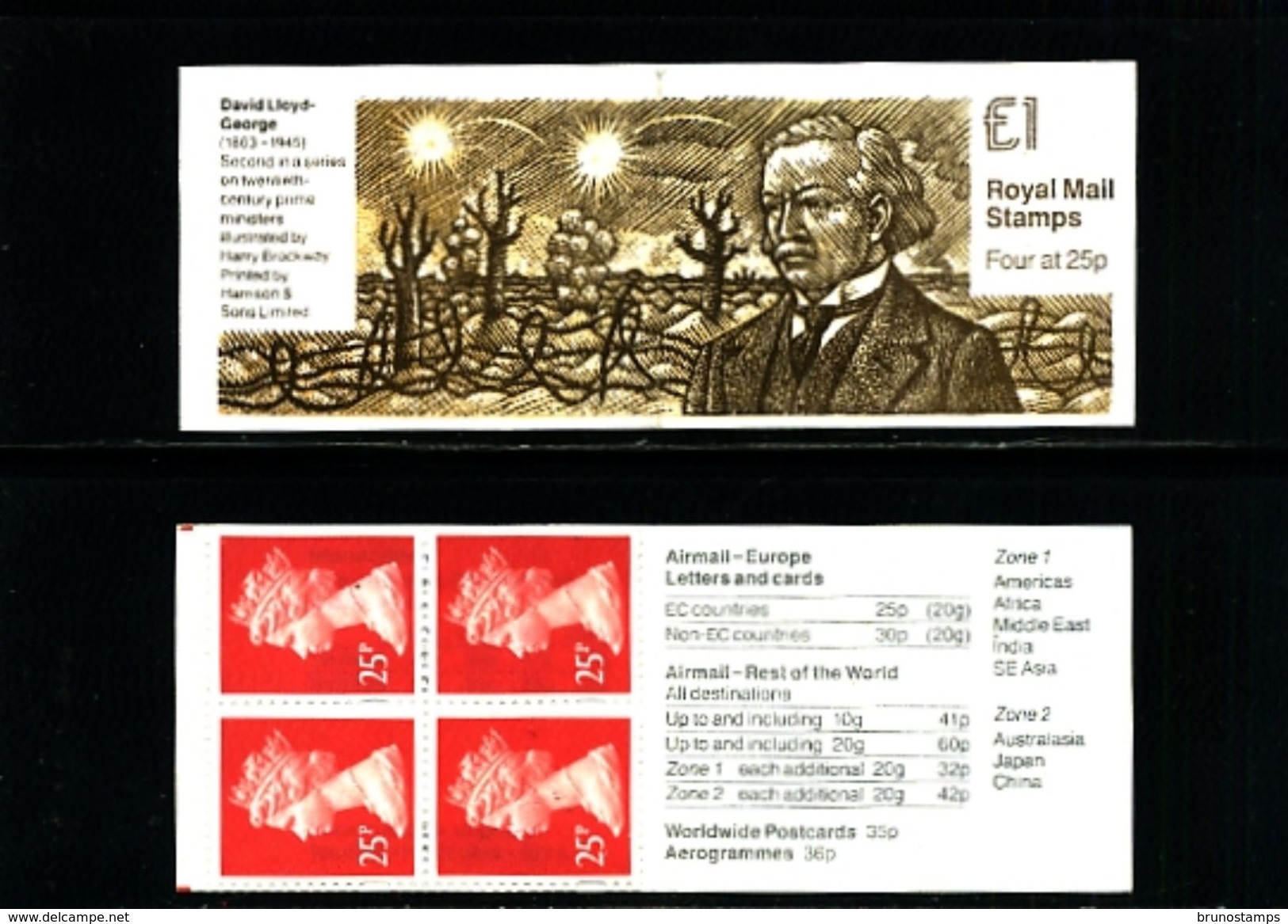 GREAT BRITAIN - 1994  £ 1  BOOKLET  PRIME MINISTERS 2  MINT NH  SG FH 33 - Libretti