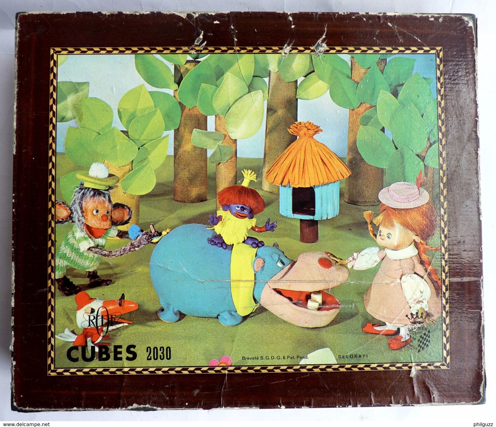 Puzzle BOITE DE 30 JEU DE CUBES GARNIER PEPIN LA BULLE 2030 ORTF (1) - Puzzles