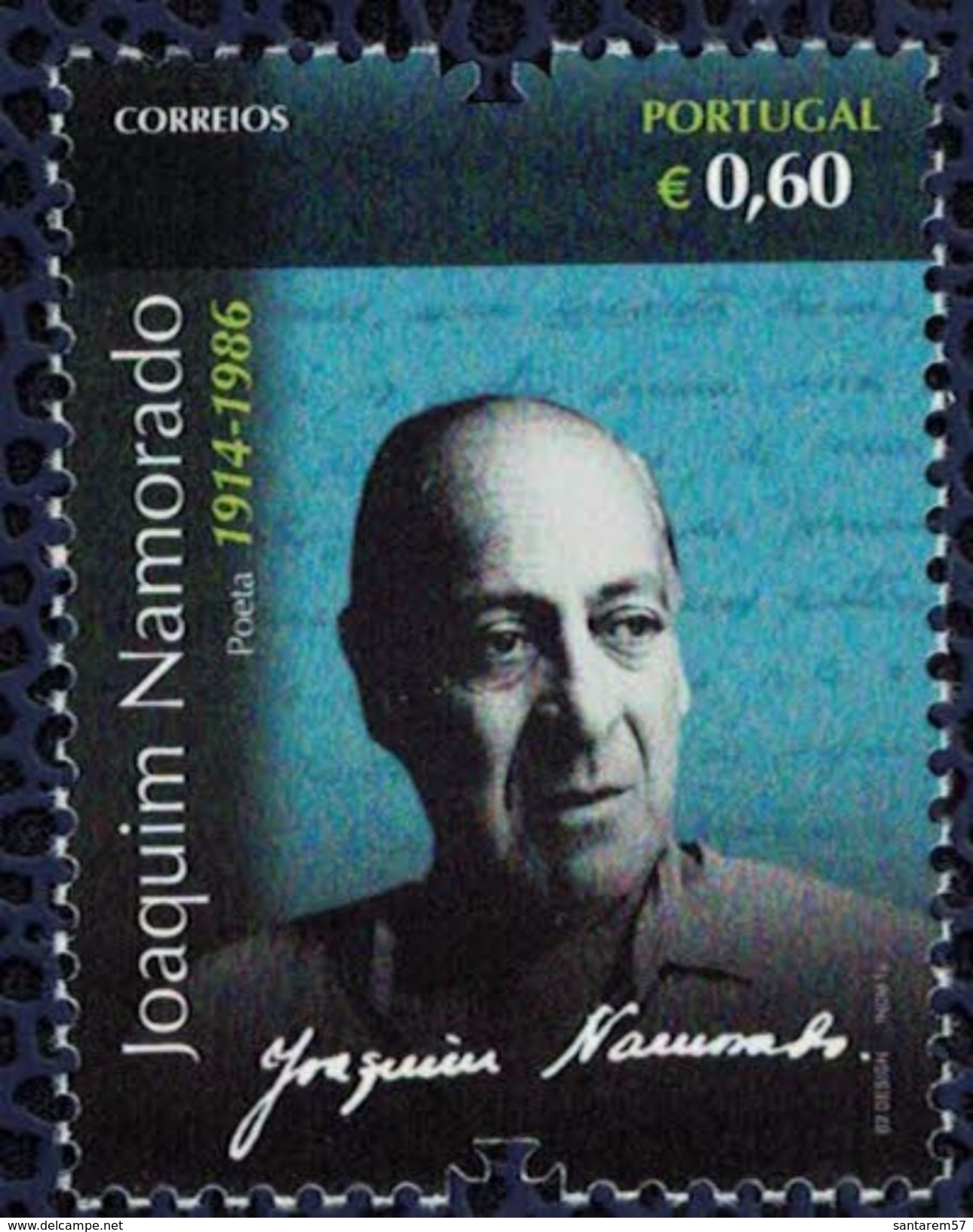 Portugal 2014 Poète Joaquim Namorado - Unused Stamps