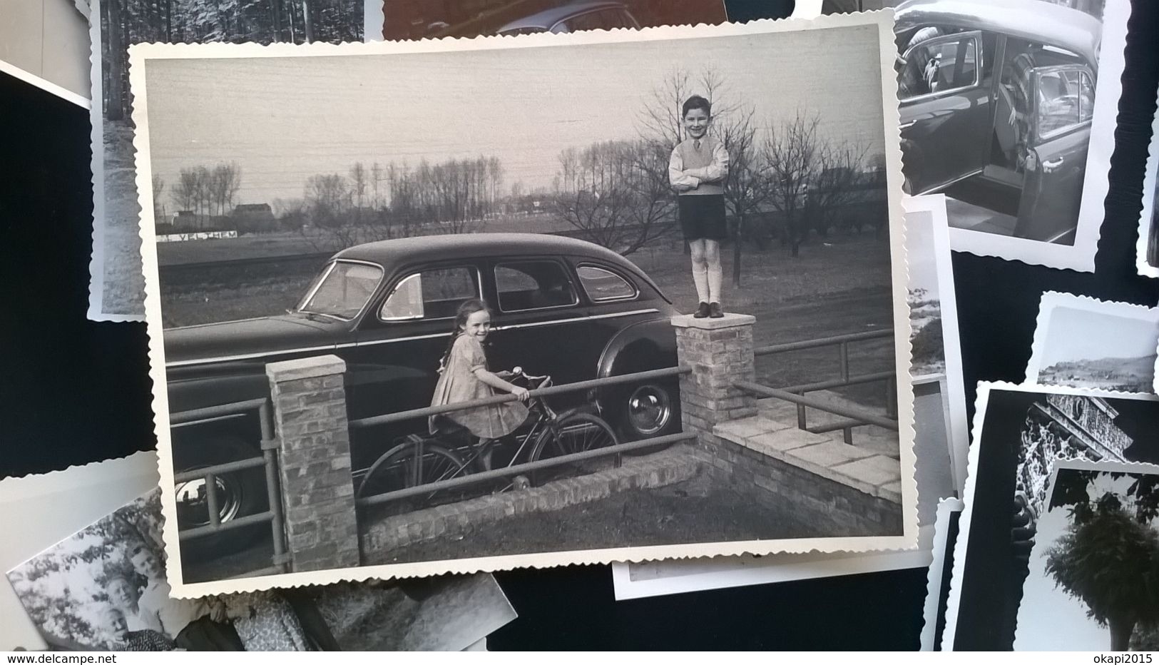 150 PHOTOS ORIGINALES EN NOIR-BLANC EN VRAC DES RESTES DE DIFFÉRENTS ALBUMS - Années 1930 à 1960