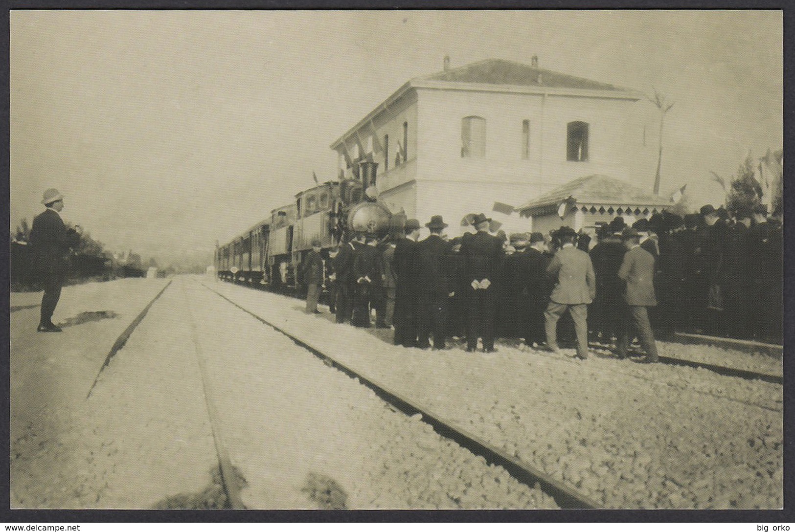 FERROVIA BRIANZA CENTRALE (Monza Besana Molteno) - Besana: Inaugurazione 14.10.1911 / Centenario 2007 - Stazioni Con Treni