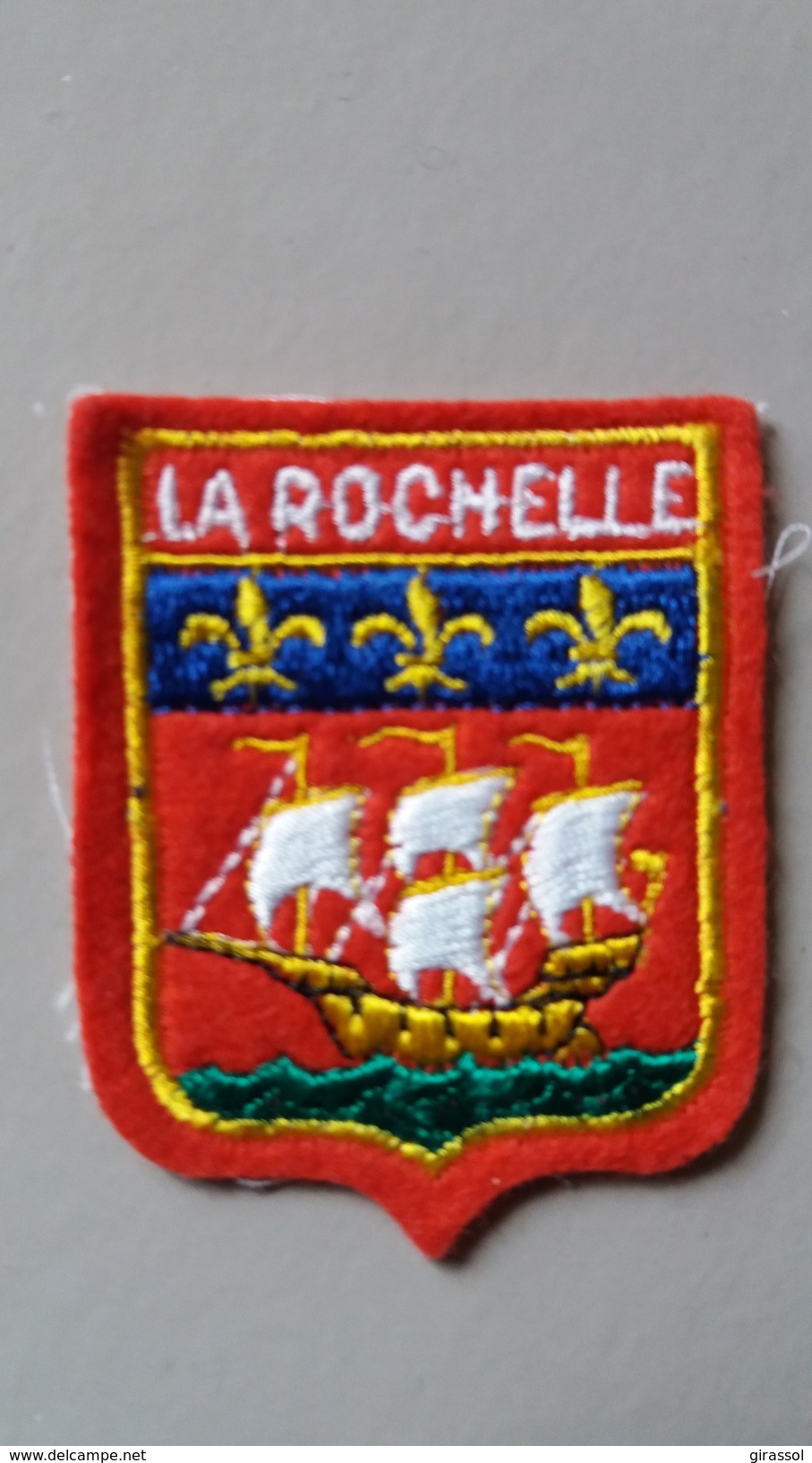 ECUSSON TISSU LA ROCHELLE CHARENTE MARITIME ARMOIRIES BLASON VOIR AUTRES MODELES DANS MA BOUTIQUE ET CELLE ULTIMA31 - Patches