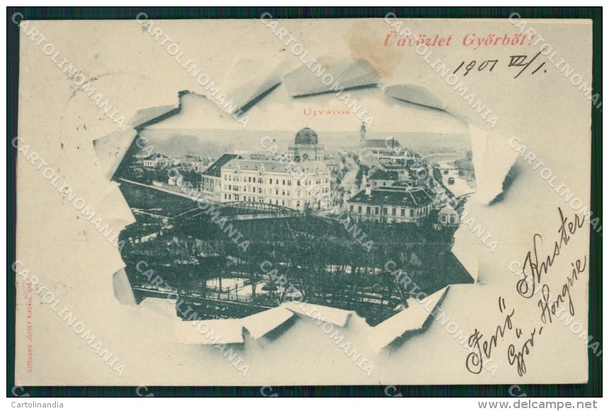 Hungary Ungheria Gyor Postcard XC3161 - Hongrie