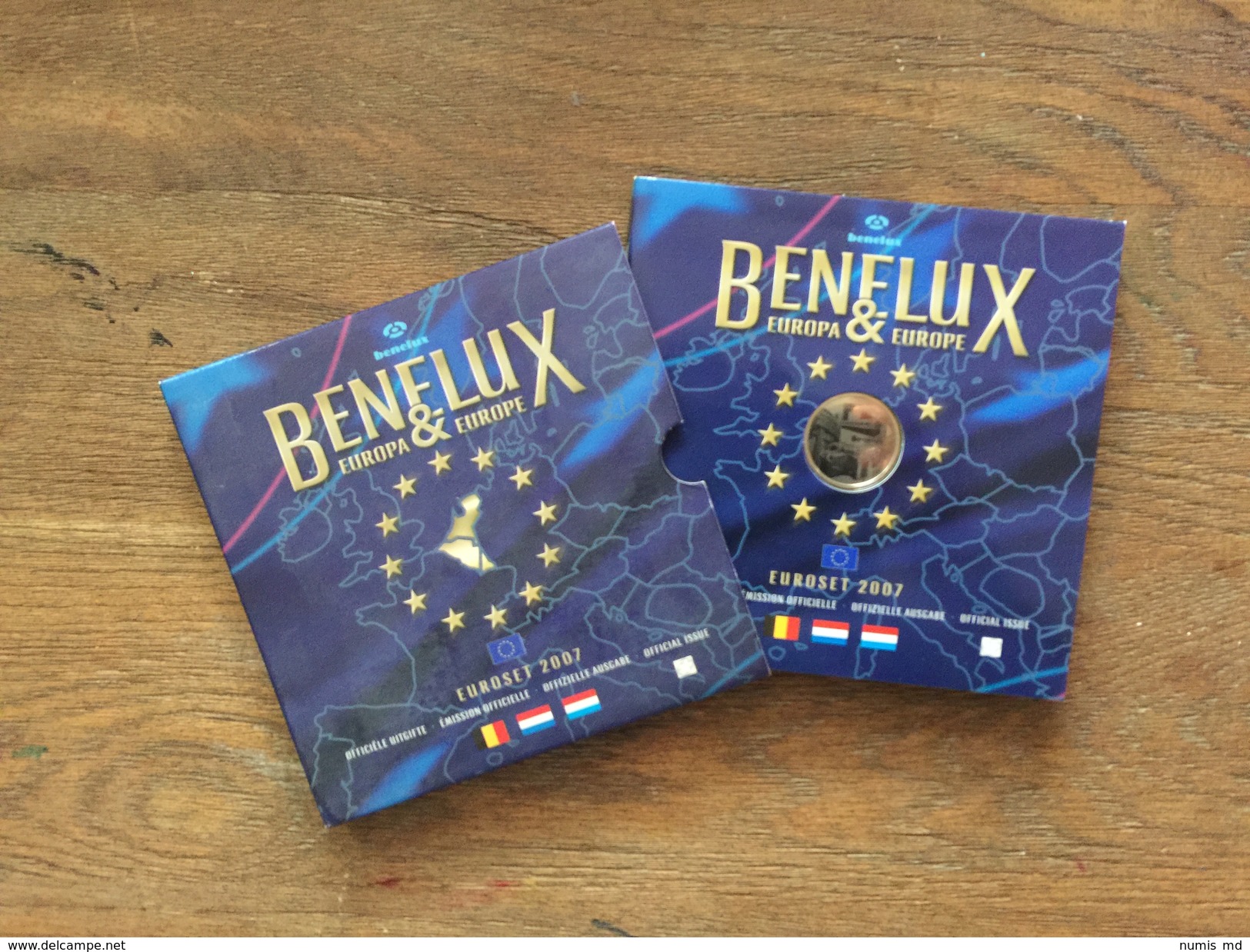 M/MS49 EUROSET BENELUX 2007 24 Pièces + 1 Médaille (Valeur 65 Euro !!) - Belgium