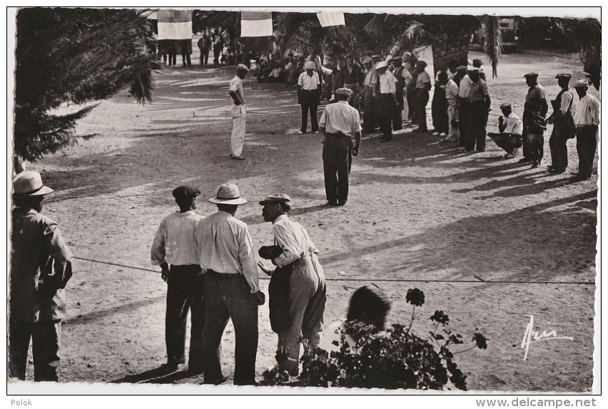 Bg - Cpsm Petit Format Concours De Pétanque - Côte D'Azur - Other & Unclassified