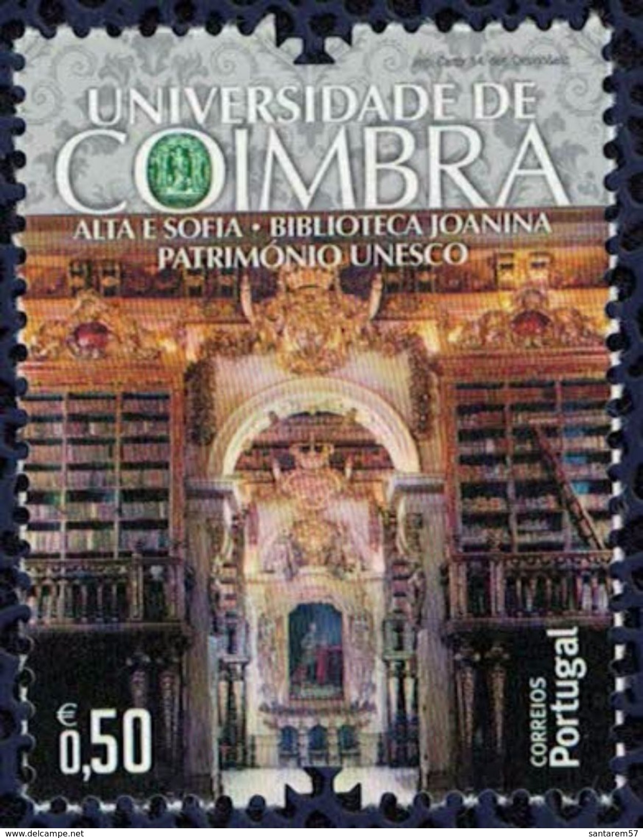 Portugal 2014 Université De Coimbra Alta E Sofia Bibliothèque Joanina Patrimoine Unesco - Nuovi
