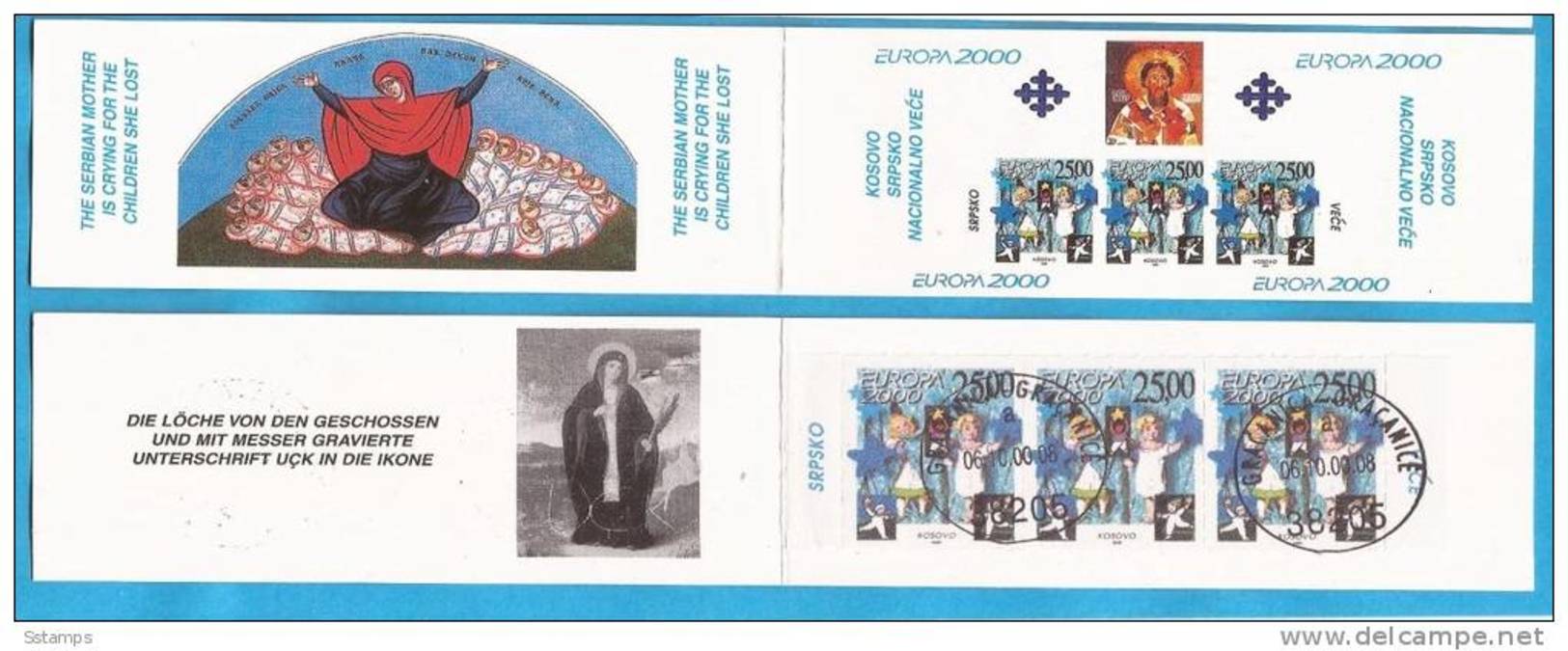 2000 X  RRR KOSOVO EUROPA CHILDREN KARNET USED RRR - Kosovo