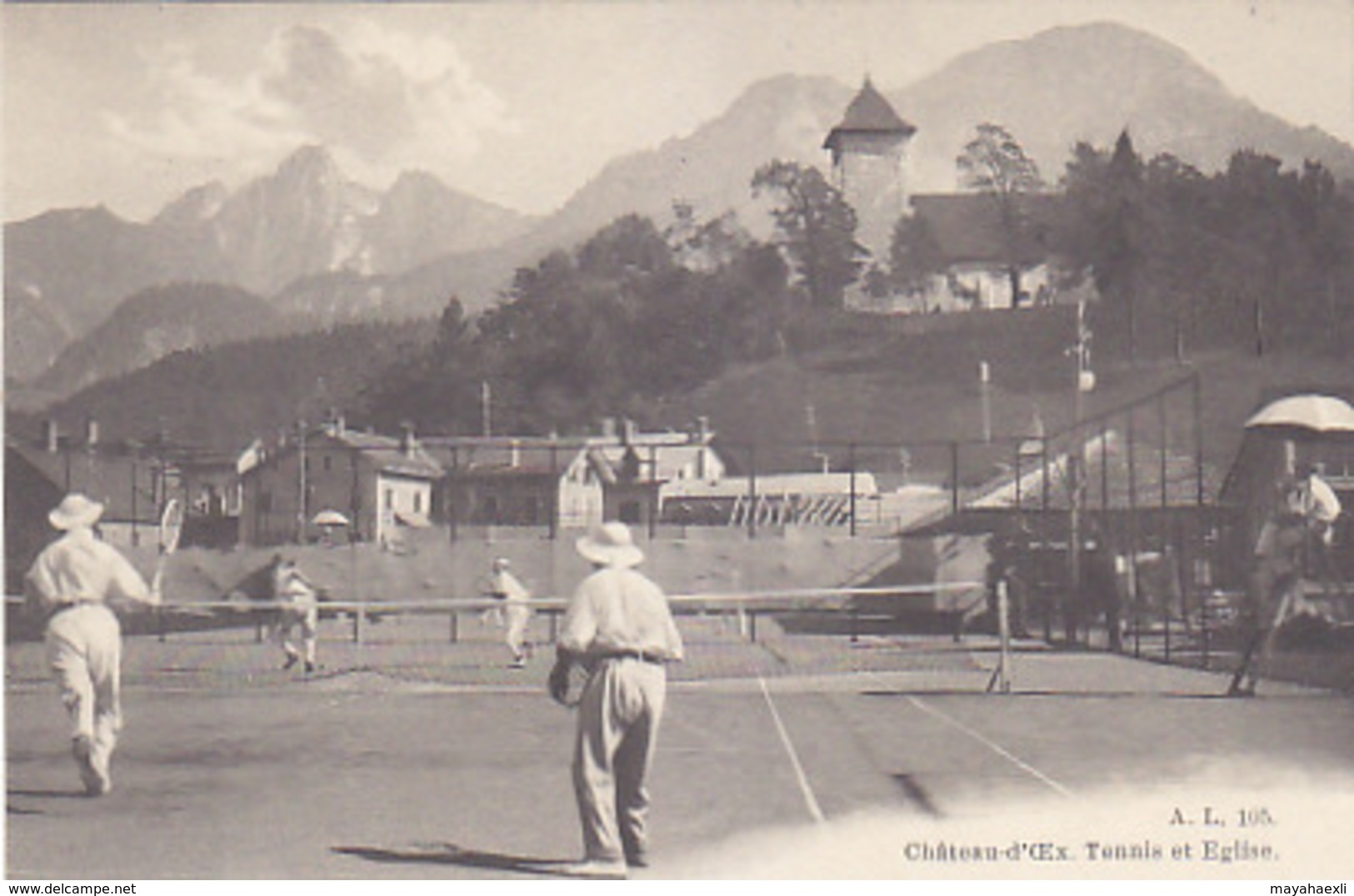 Chateau-d'Oex - Tennis   (70915) - Altri & Non Classificati