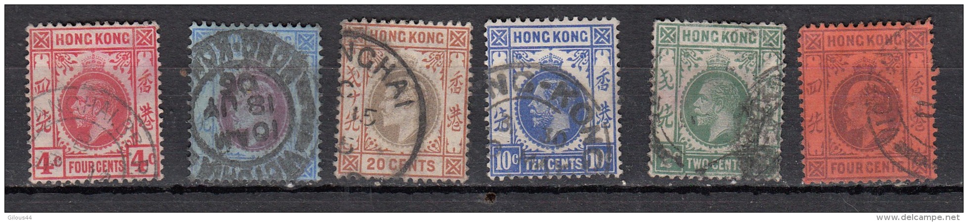 Hong Kong  Edouard VII Divers  6 Valeurs - Neufs