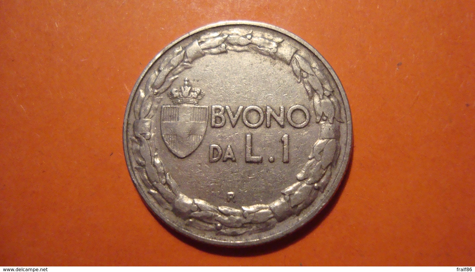 MONNAIE ITALIE 1 LIRE 1923 - 1900-1946 : Víctor Emmanuel III & Umberto II