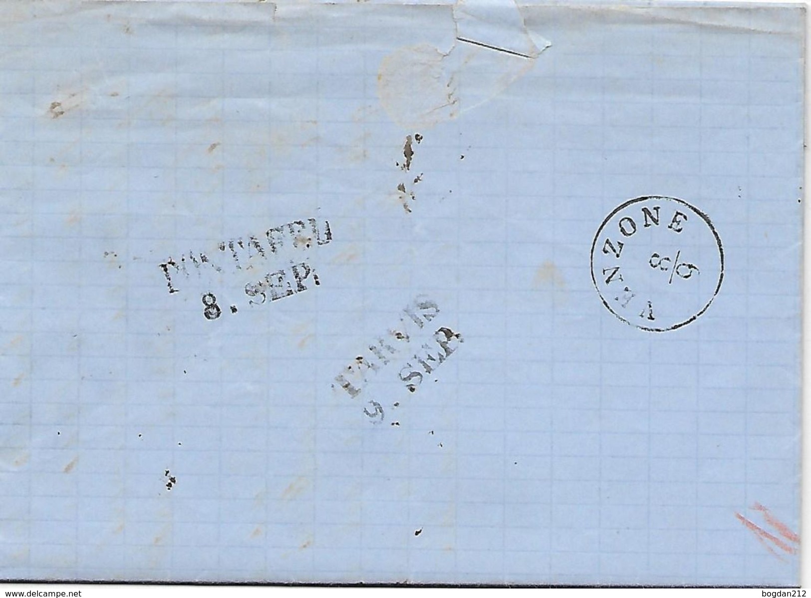 1868 - Tolmezzo-Tarvis, 6 Scan - Entero Postal