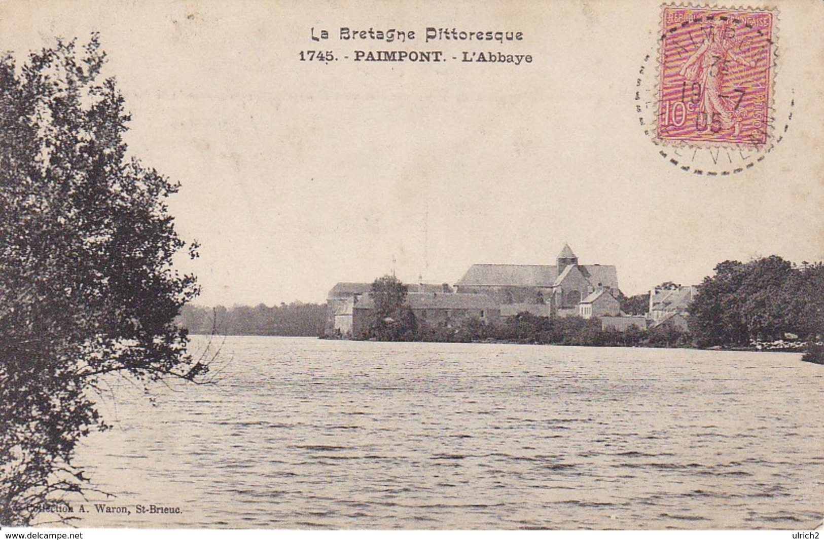 CPA Paimpont - L'Abbaye - 1905 (30489) - Paimpont